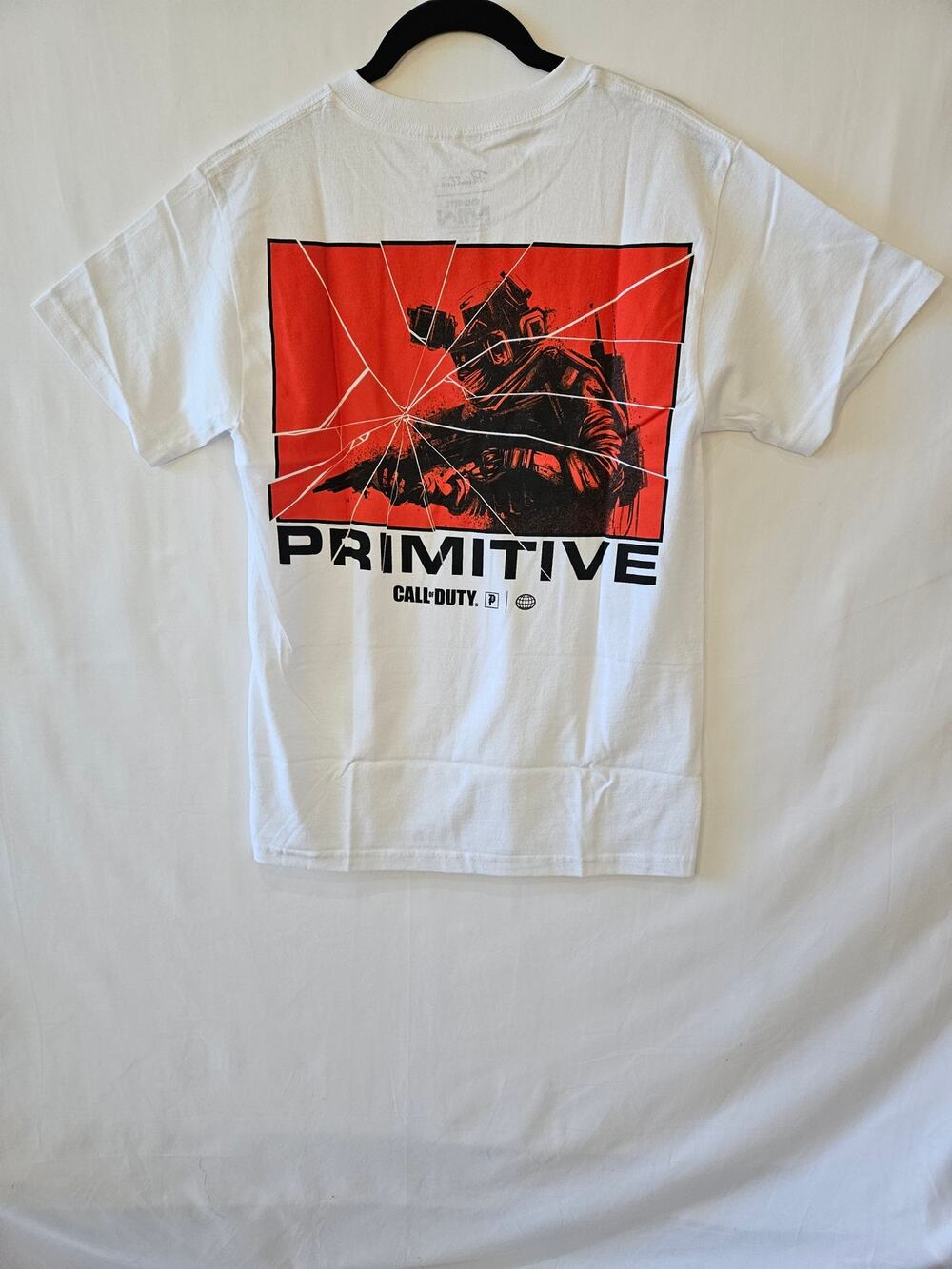 Primitive Skateboarding Call Of Duty Graphic Shirt White Small